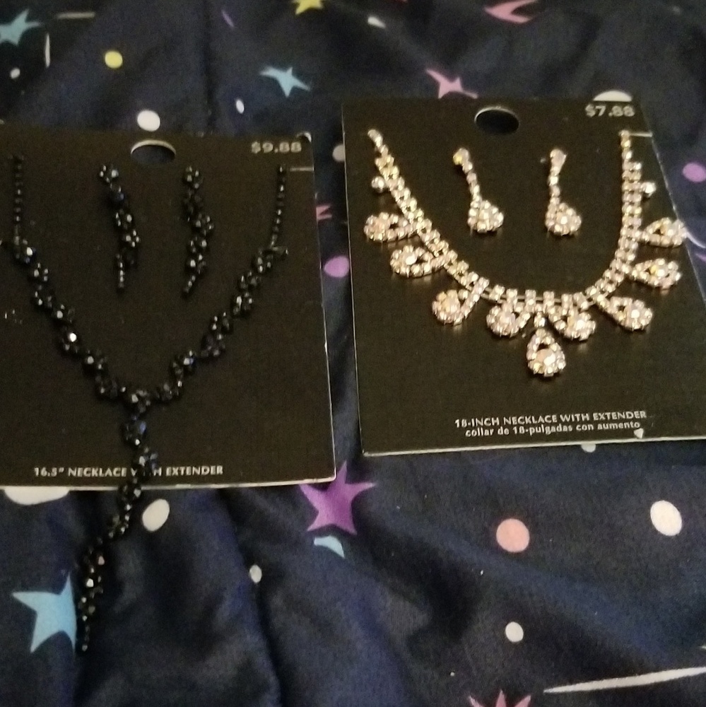 3/$20 Nwt bundle of 2 necklace & earrings sets